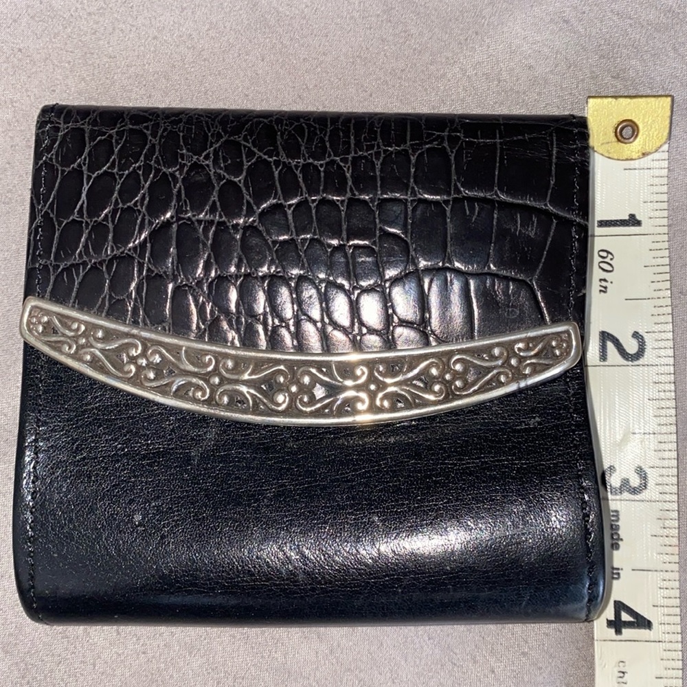 Brighton Classic Leather Mini Belt Pouch in Black